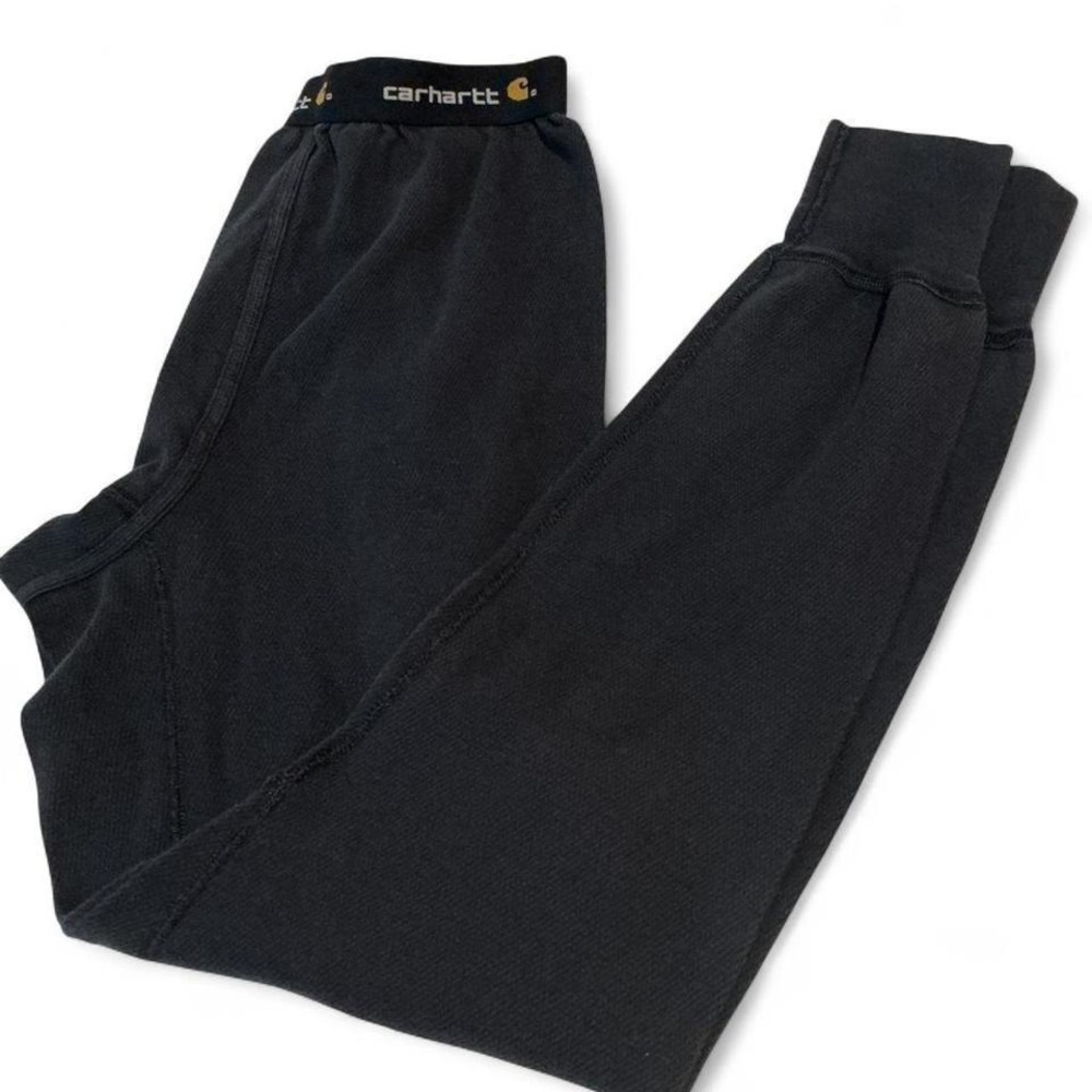 Carhartt‎ Thermal Base Layer Pants Mens Medium BLK Cotton
